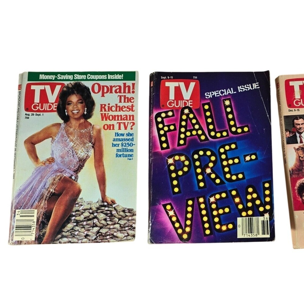 1989 TV Guides Oprah‎ DECEPTION! Fall Pre-View, The '80s Special Issue
